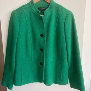 Talbots Green Wool Blazer 12P